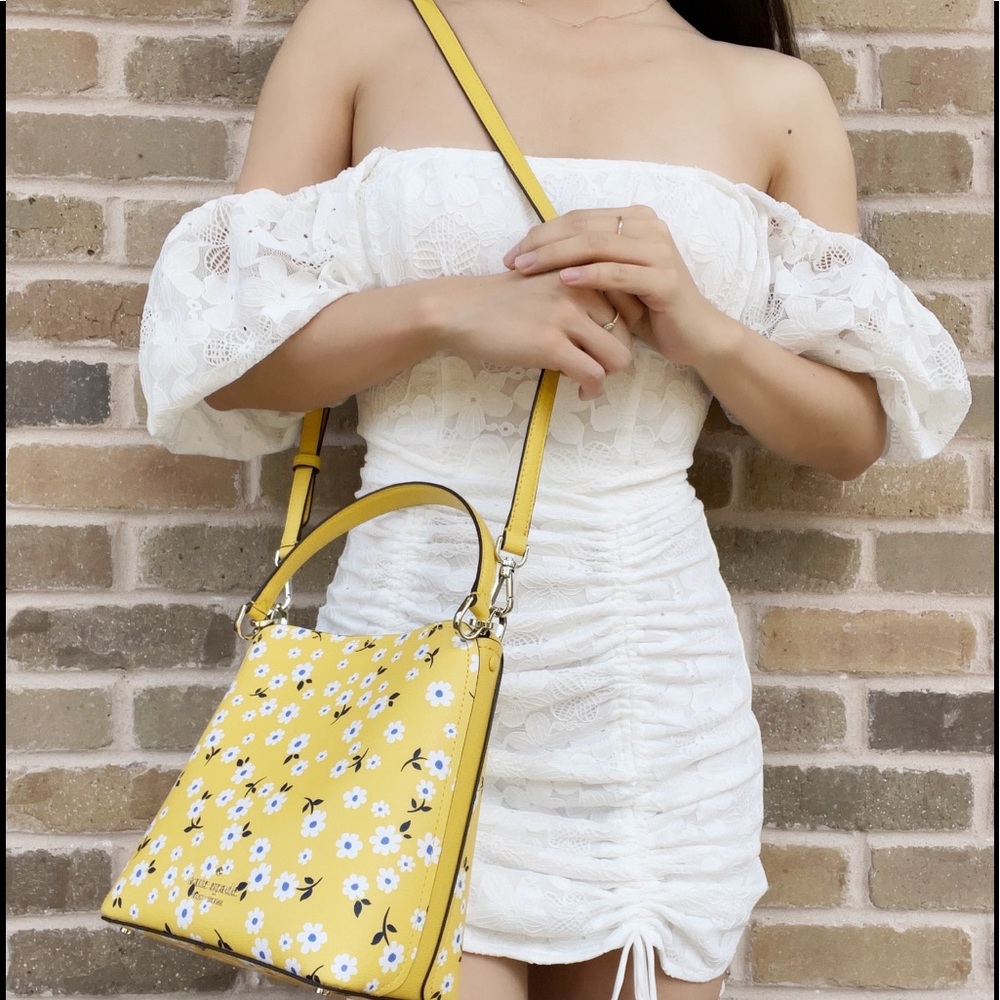 NWT Kate Spade ♠️ Floral Bucket Bag - Picture 4 of 6